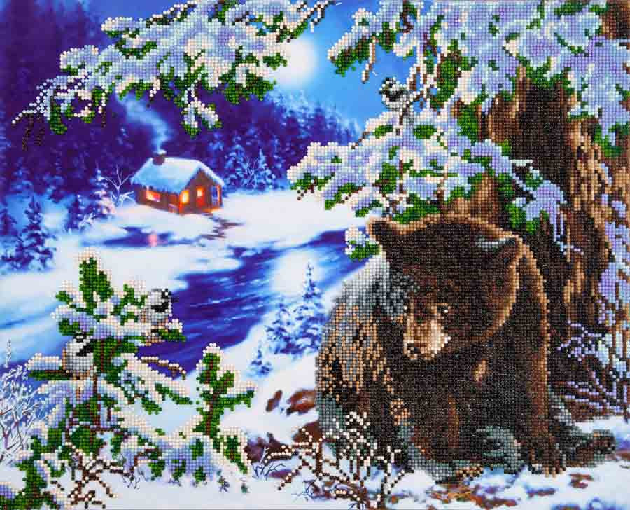 Diamond Dotz Rambling Bear - Kreative Kreations